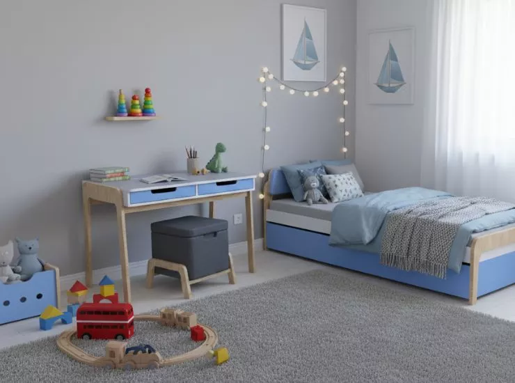 Modułowe biurko do nauki i zabawy - obrazek 3