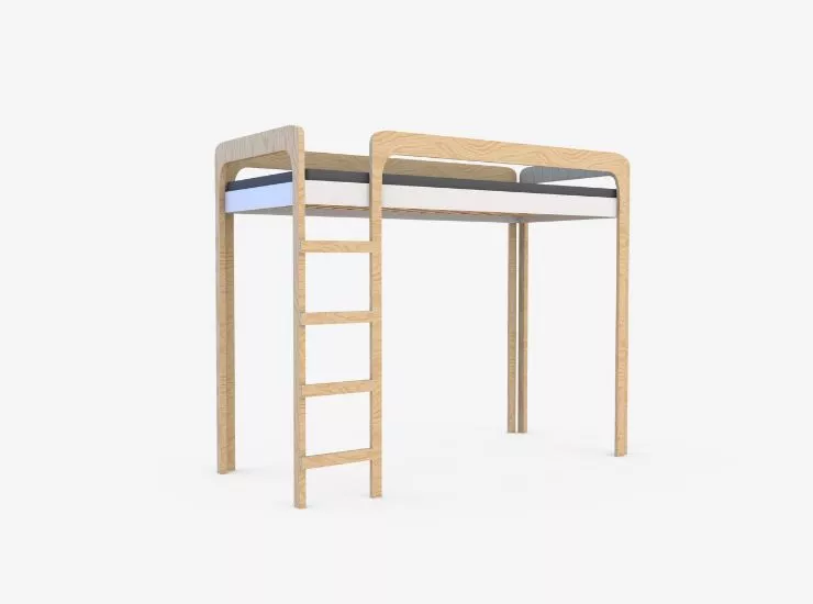 Łóżko z antresolą