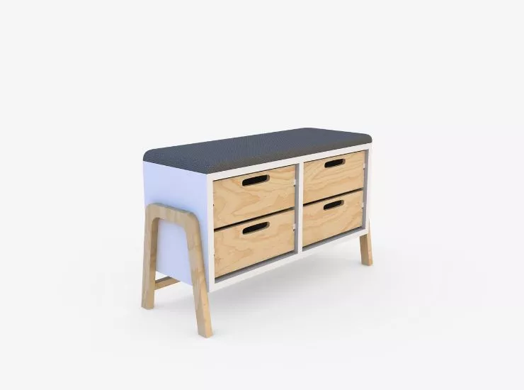 Skrzynia z siedziskiem